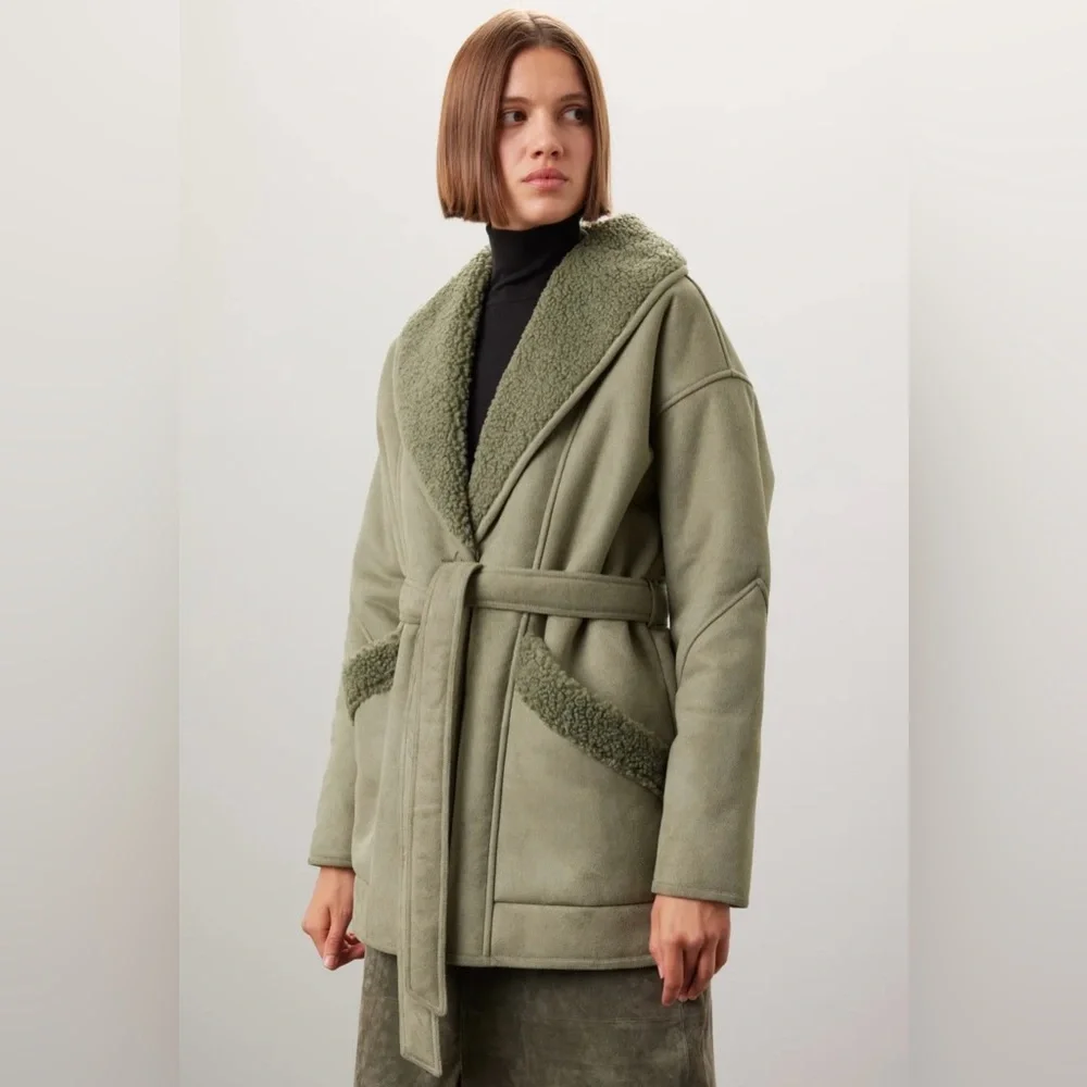 Love, Whit by Whitney Port Faux Leather Belted Jacket - Picture 9 of 11